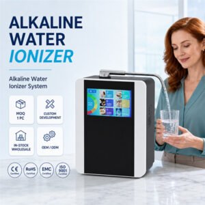 Touchscreen 11 Plates Platinum Coating Alkaline Water Ionizer Machines
