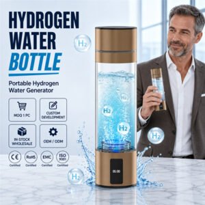 Portable 3500-4500ppb SPE PEM Hydrogen Water Bottle Generators